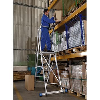 Krause Stabilo stojeće merdevine sa velikom platformom 6 gazišta 127761 - slika 8