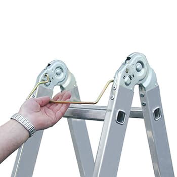 Krause Monto univerzalne zglobne merdevine Multimatic 4x4 gazišta 120694 - slika 2