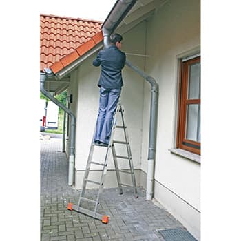 Krause Monto samostojeće zglobne merdevine Trimatic 2x6 gazišta 129901 - slika 6