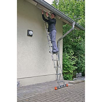 Krause Monto samostojeće zglobne merdevine Trimatic 2x6 gazišta 129901 - slika 7