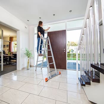 Krause Monto samostojeće zglobne merdevine Trimatic 2x6 gazišta 129901 - slika 8