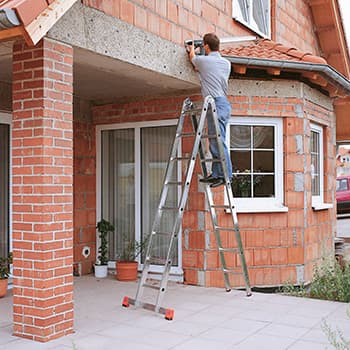 Krause Monto samostojeće zglobne merdevine Trimatic 2x8 gazišta 129918 - slika 6