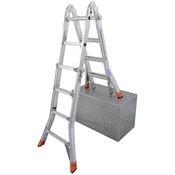 Krause Monto teleskopske zglobne merdevine Telematic 4x4 gazišta 129956 - slika 2