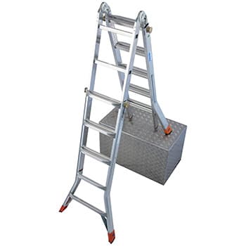 Krause Monto teleskopske zglobne merdevine Telematic 4x5 gazišta 129963 - slika 5