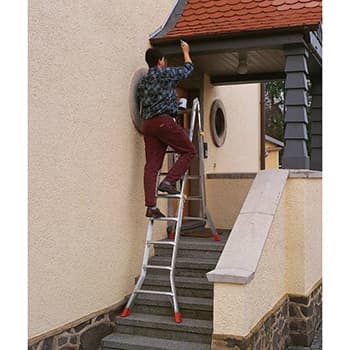 Krause Monto teleskopske zglobne merdevine Telematic 4x5 gazišta 129963 - slika 9