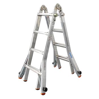 Krause Monto teleskopske zglobne merdevine sa 4 produživa kraka TeleVario 4x4 gazišta 129970 - slika 6