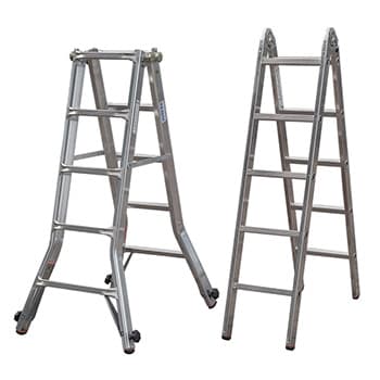 Krause Monto teleskopske zglobne merdevine sa 4 produživa kraka TeleVario 4x5 gazišta 129987 - slika 6