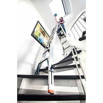 Krause Monto teleskopske zglobne merdevine sa 4 produživa kraka TeleVario 4x5 gazišta 129987 - slika 7