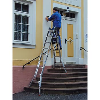 Krause Monto teleskopske zglobne merdevine sa 4 produživa kraka TeleVario 4x5 gazišta 129987 - slika 8