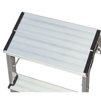 Krause Monto pokretne sklopive merdevine Rolly 2x3 gazišta alu 130068 - slika 2