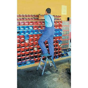 Krause Monto pokretne sklopive merdevine Rolly 2x3 gazišta alu 130068 - slika 8