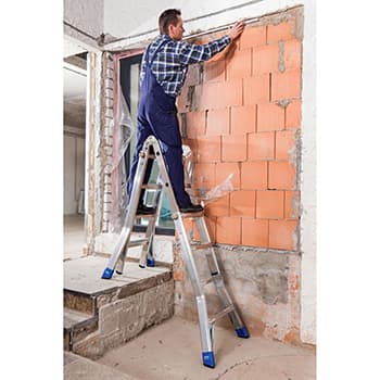 Krause Stabilo teleskopske zglobne merdevine 4x4 gazišta 133953 - slika 8