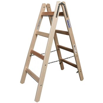 Krause Stabilo drvene merdevine 2x4 gazišta 170064 - slika 2