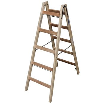 Krause Stabilo drvene merdevine 2x5 gazišta 170071 - slika 7