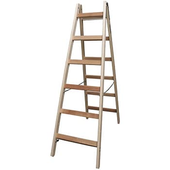 Krause Stabilo drvene merdevine 2x6 gazišta 170088 - slika 8