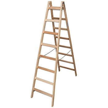 Krause Stabilo drvene merdevine 2x8 gazišta 170101 - slika 6