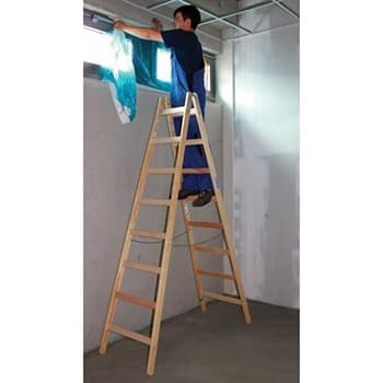 Krause Stabilo drvene merdevine 2x8 gazišta 170101 - slika 9