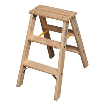 Krause Stabilo stepeničaste drvene merdevine 2x3 gazišta 818201 - slika 5