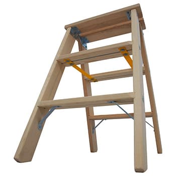 Krause Stabilo stepeničaste drvene merdevine 2x3 gazišta 818201 - slika 6