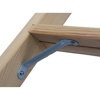 Krause Stabilo stepeničaste drvene merdevine 2x3 gazišta 818201 - slika 4