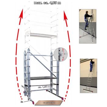 Krause Corda mnogonamenska skela 4,85m 916273 - slika 2