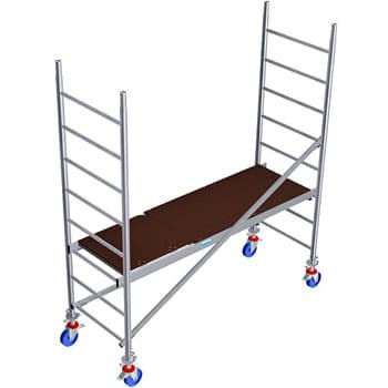 Krause aluminijumska pokretna skela ProTec 3m 910110 - slika 4