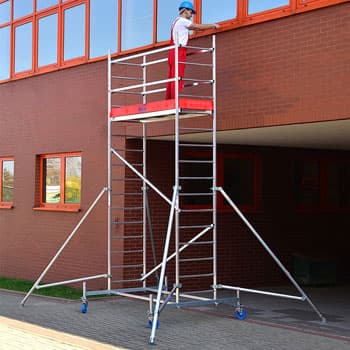 Krause aluminijumska pokretna skela ProTec 3m 910110 - slika 5