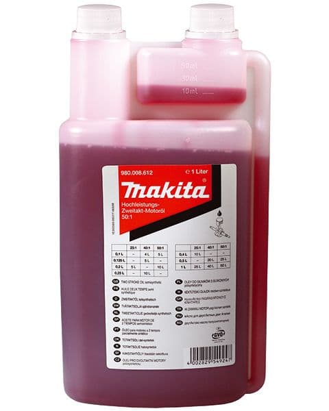 Makita 2-taktno motorno ulje 50:1,1L sa mernim poklopcem 980008612 - slika 2