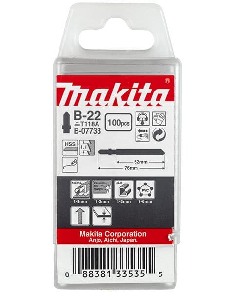 Makita List za ubodnu testeru, za metal B-07733 - slika 2