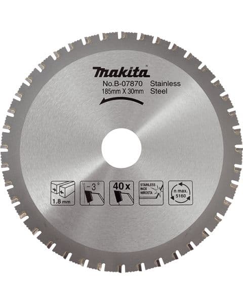 Makita List za testeru od tvrdog metala, Inox, sa 40 zubaca B-07870 - slika 2