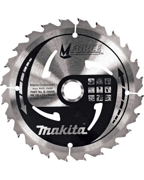 Makita List za testeru od tvrdog metala, MForce, sa 24 zubaca B-08006 - slika 2