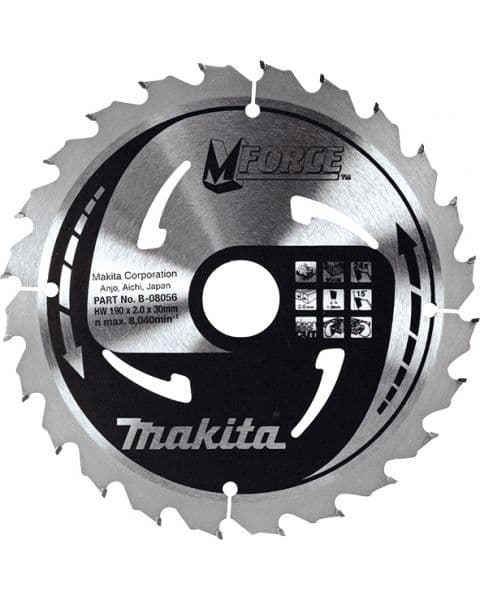 Makita List za testeru od tvrdog metala, MForce, sa 24 zubaca B-08056 - slika 2