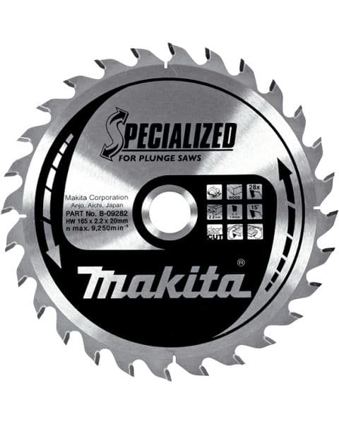 Makita List za testeru od tvrdog metala, sa 28 zubaca B-09282 - slika 2