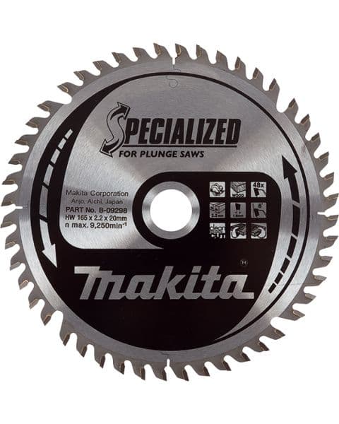 Makita List za testeru od tvrdog metala, sa 48 zubaca B-09298 - slika 2