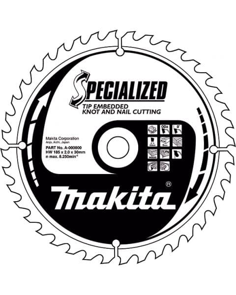 Makita List za testeru od tvrdog metala, sa 16 zubaca B-09357 - slika 2