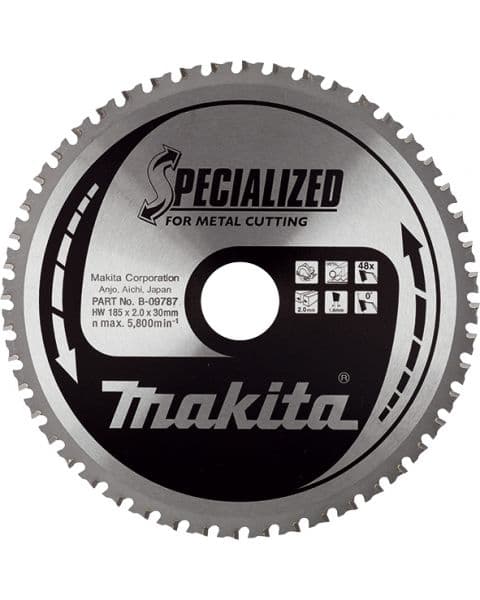Makita List za testeru od tvrdog metala 185/30mm sa 48 zubaca (B-09787) - slika 2