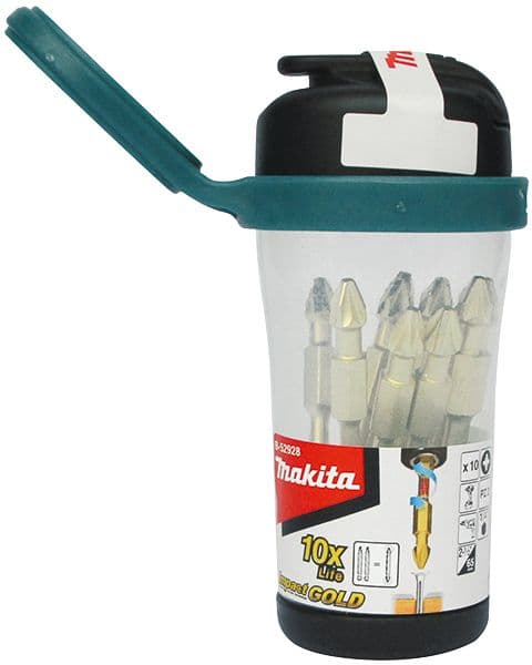 Makita Impact GOLD magnet bottle bit set 10pc T20,T25,T30 B-54112-6 - slika 2