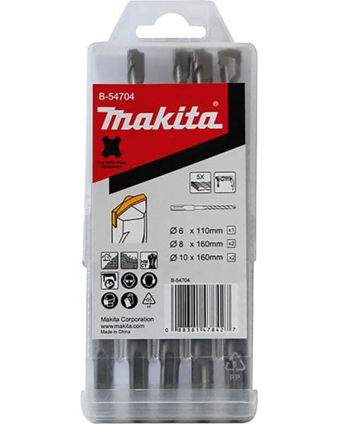 Makita SDS-Plus burgije komplet od 5 komada B-54704 - slika 2