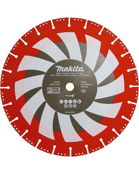 Makita Ultra izdržljiva vakuumski lemljena dijam. rezna ploča za brusilice B-55348 - slika 2