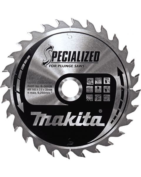 Makita List za testeru od tvrdog metala, za drvo AC/DC B-56699 - slika 2