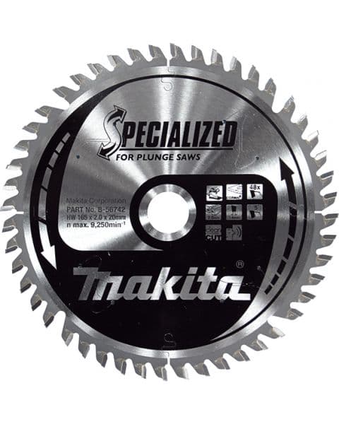 Makita List za testeru od tvrdog metala, za drvo AC/DC B-56742 - slika 2