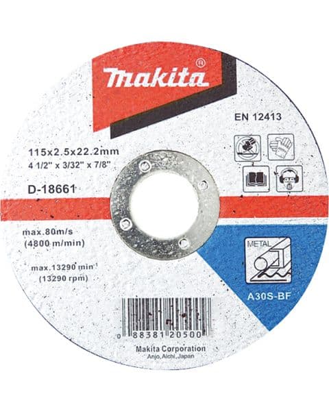Makita Brusni disk sa presovanim centrom D-18574 - slika 2