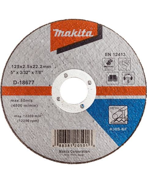 Makita Brusni disk sa presovanim centrom D-18677 - slika 2