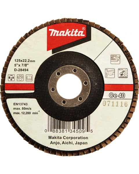 Makita Flap Disc Fiberglass backing/Flat D-28494 - slika 2