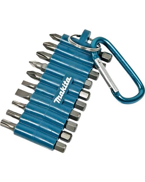 Makita 10 kom. set biteva sa gumenim držačem PH,PZ,SL,T D-65028 - slika 2