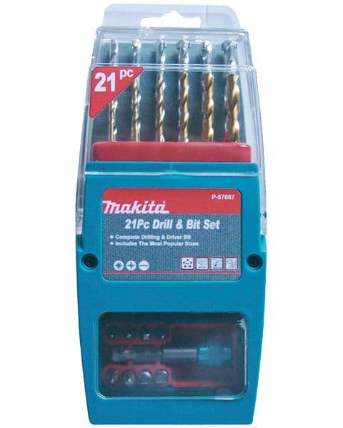 Makita 21 kom. burgija i umetaka za uvrtanje P-57087 - slika 2