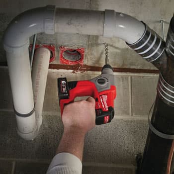 Milwaukee aku bušilica udarna SDS+ 12V 6Ah M12 CH-602X - slika 3