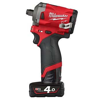 Milwaukee akcijski set 2 - udarni odvijač 1/2" 12V + ručica 1/4" 12V M12 FIWF12-422X + M12 FIR14-0 - slika 3