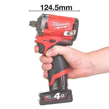 Milwaukee akcijski set 2 - udarni odvijač 1/2" 12V + ručica 1/4" 12V M12 FIWF12-422X + M12 FIR14-0 - slika 5