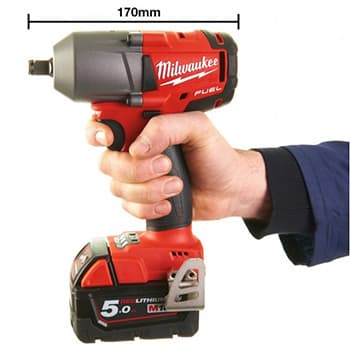 Milwaukee akcijski set 1 - udarni pištolj 1/2" 18V 5Ah + bušilica-odvijač 18V M18 FMTIWF12-502X + M18 CBLDD-0 - slika 3